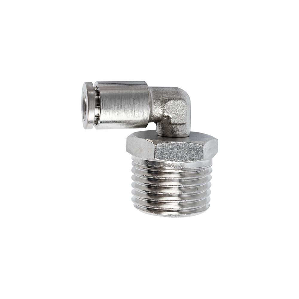 Metal Pu Fitting Elbow 6mm 1/2' M